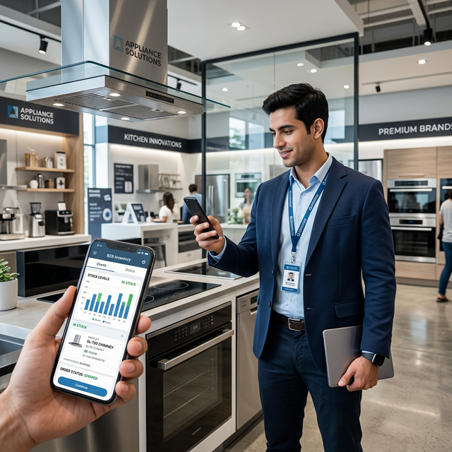 Kitchen appliance retail CRM workflow